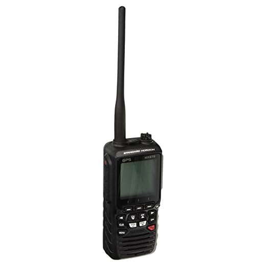 STANDARD HORIZON HX870 Floating 6W Handheld VHF with Internal GPS, Black