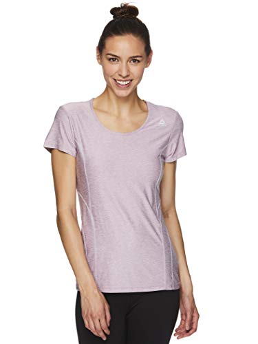 T-shirt Reebok en jersey pour femme, coloris Sea Fog Heather, taille XL