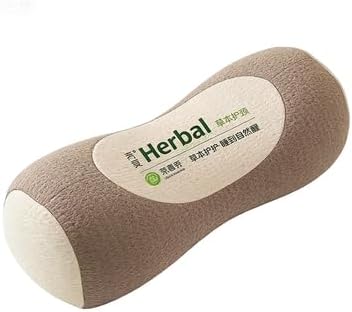 Cervical Pillow for Neck Support, Buckwheat Filled Orthopedic Pillow for Sleeping, Ergonomic Traction Pillow for Neck Pain Relief and Spine Alignment
