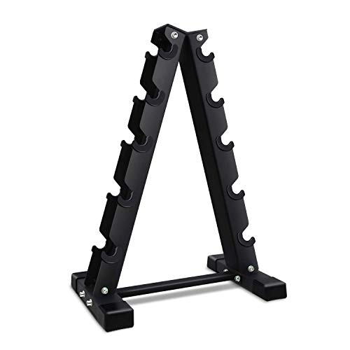 Akyen A-Frame Dumbbell Rack Stand Only-5 Tier Weight Rack for Dumbbells