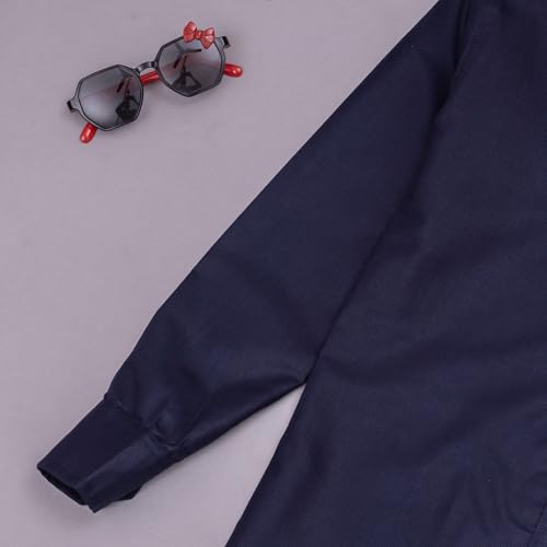 Image of Vikita Enterprise Kid Boy's Cotton Solid Shirt with Spread Collar Neck Full Sleeves Button Closure Curved Length and One Pocket | Shirt For Kids Boys