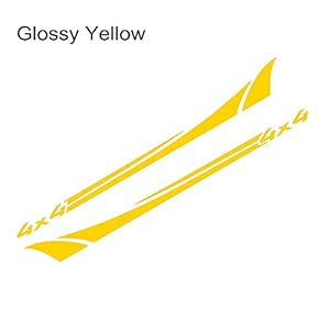 2 Stks Auto Deur Skirt Vinyl 4×4 Stickers voor FO-RD Ranger Raptor Isuzu DMA NISS-A NA-VARA Toy-OTA HILUX PICKUP Auto…