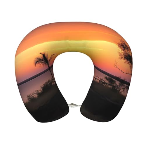 Almohada de espuma viscoelástica para viaje tamaño estándar