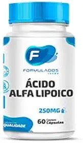 Suplemento de Ácido Alfa Lipóico, 250mg, 60 Cápsulas