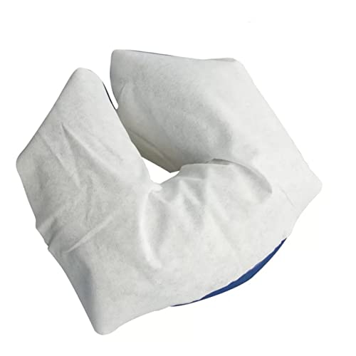 Healeved 100Pcs Disposable Nonwoven Headrest Covers for Massage Chairs Comfortable Absorbent for Spa the Go Use