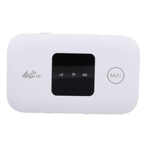 Image of Zunate 4G LTE Mobile Hotspot, 150Mbps Portable SIM Card Router with Secure Encryption, Supports 10 Devices for Phone, Laptop, Computer, and TV