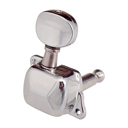Myhoomowe Mécaniques semi-fermées 6R Chevilles d’accordage en métal chromé pour accessoires de guitare - Les Beatles, Paul McCartney, John Lennon, RIngo Starr, George Harrison Myhoomowe Mécaniques semi-fermées 6R Chevilles d'accordage en métal chromé pour accessoires de guitare – Image 7