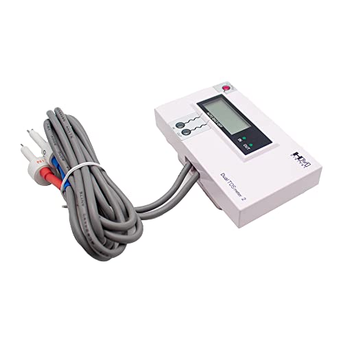 Image of Commercial Dual In-Line TDS Monitor Digital Water Quality Tester TDS Meter IN /OUT Water Quality Monitor 0-9990PPM