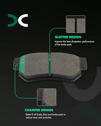 Image of SCITOO D863 Rear Ceramic Brake Pads Sets Fit For Hyundai For Azera | For Elantra | For Santa Fe | For Sonata | For Tucson | For XG350,For Kia For Amanti | For Magentis | For Optima | For Sportage