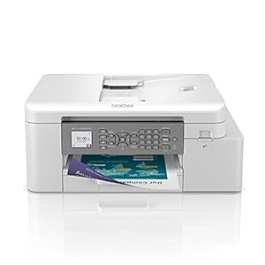 Brother MFC-J4340DW 4-in-1 kleureninkjet-multifunctioneel apparaat (printer, scanner, kopieerapparaat, fax), wit, 150…