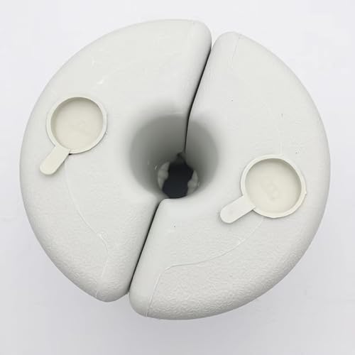 Base de sombrilla rellenable con agua y arena para soporte de parasol exterior redondo 7