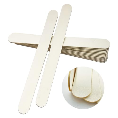 BUNT 50 Stück professionelle Nagelfeile - Sandblattfeilen 150/150 Feilen Nägel waschbar langlebig für Gelnägel & Acrylnägl Nagel Zubehör Fußnagelfeile Wechselfeilen.