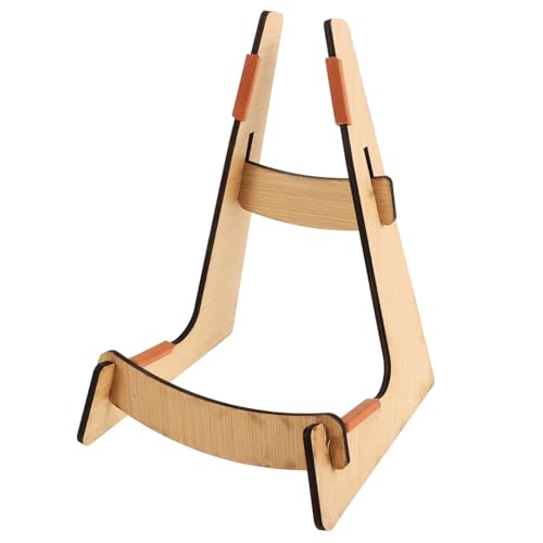 VICASKY ギタースタンド ギターピックスタンド ギターディスプレイツール ギター収納ラック ギターピックホルダー ギターホルダースタンド ギターサポート ギターラック 木 Chocolate