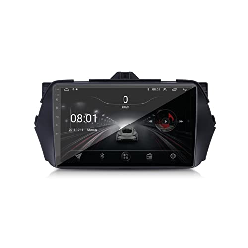Image of AUTO SNAP 9 Inches 22cm Touch Screen Android 12 Gorilla Glass IPS Display Car Stereo with 2GB RAM /16 GB ROM GPS /Wi-Fi /Navigation /Steering Wheel Controls Mirror Link Compatible for Maruti Suzuki Ciaz