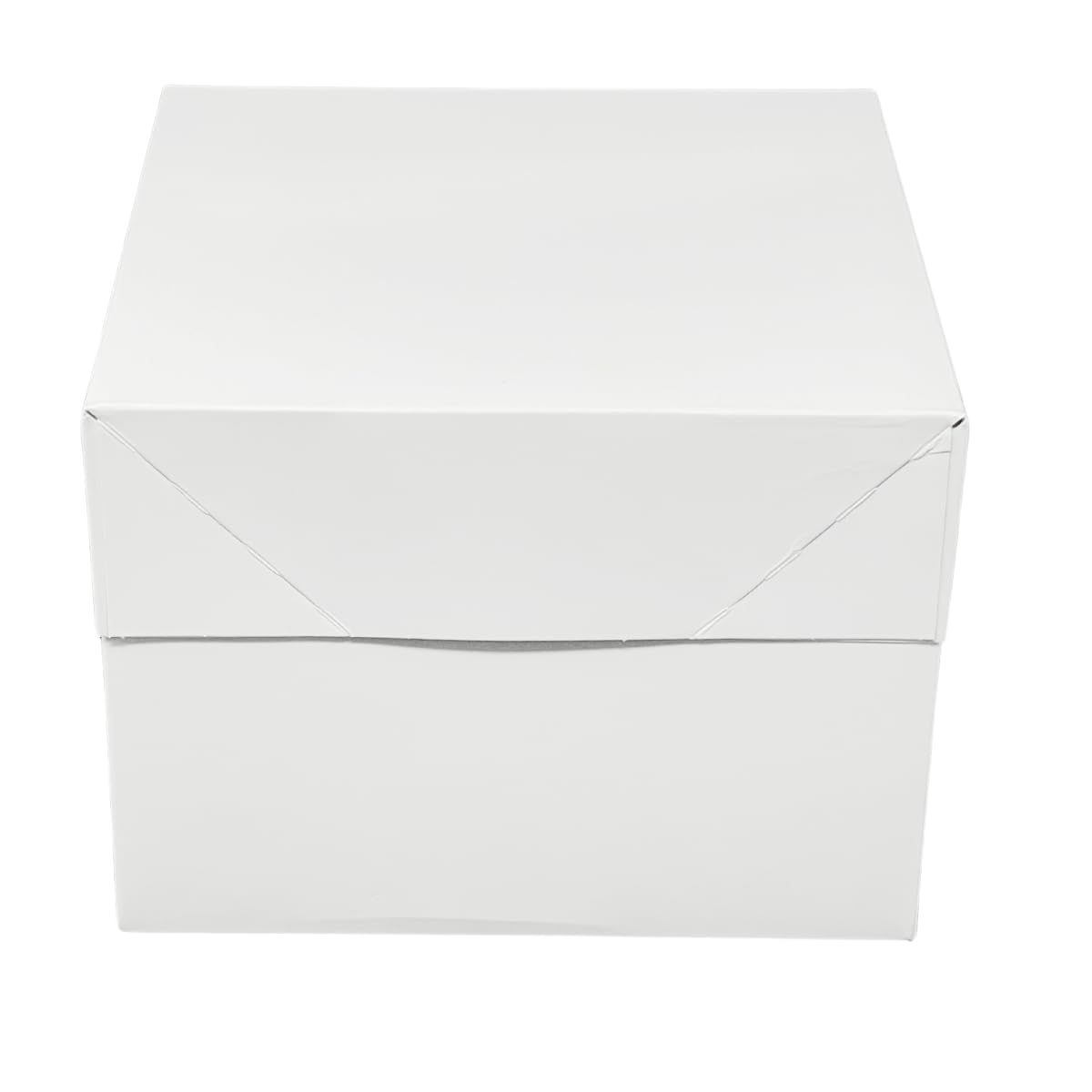 Decoraciondulce - Confezione da 10 Scatole Bianche per Trasporto di Torte con Coperchi (25,4 X 25,4 X 15,2 Cm.)