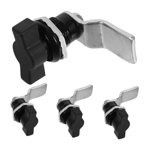 SEWACC Lot De 4 Serrures À Poignée En T Pour Porte D Armoire Serrures D Armoire En Métal Pour Véhicule