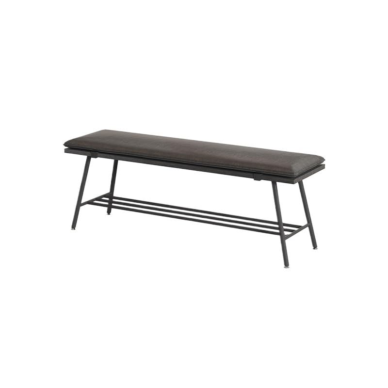 Banc de porte en bois massif élégant et robuste pour votre entrée