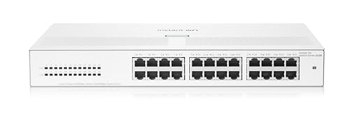 Image of HPE Networking Instant On Switch Series 1430 24-Port Gb Unmanaged Layer 2 Ethernet Switch | 24x 1G | Fan-Less | US Cord (R8R49A#ABA)
