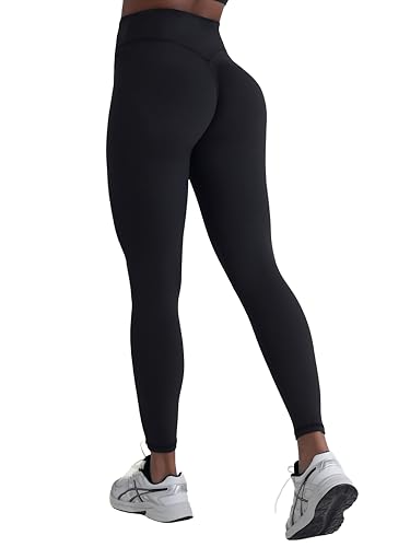 Sunzel Sustainable Butt Lifting Leggings for Women, No Front Seam High Waist Tummy Control Booty Sculpting Workout Yoga Pants