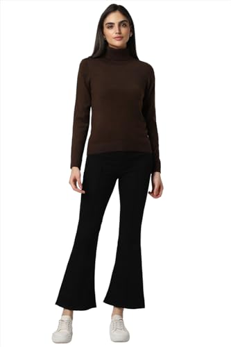 Image of Van Heusen Women's Acrylic Turtle Neck Sweater