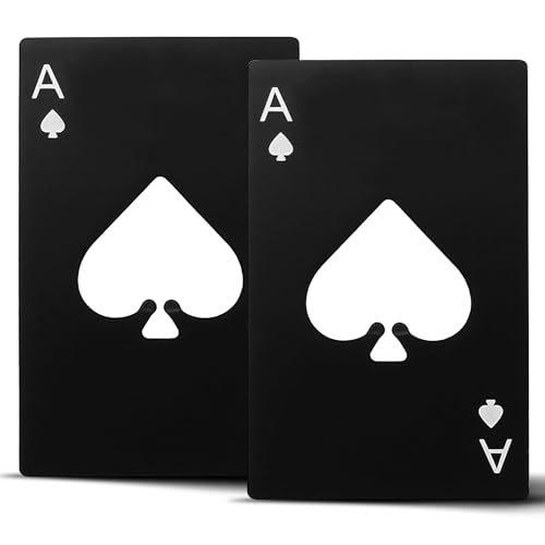 Wine Bottle Opener Stainless Steel Credit Card Size Casino Beer Bottle Opener Cap Opener for Your Wallet Wedding Party Groomsmen