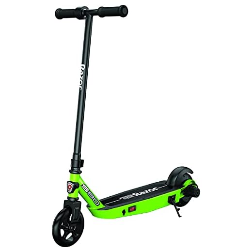 Patinete eléctrico Razor powercorePatinete eléctrico Razor Power Core S80 para niños de 8 años en adelante, Motor Power Core High-TorqueHub, hasta 10 mph, Marco de aceros80 - Verde