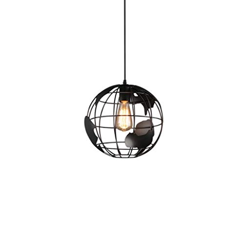 Suspensions lumières rustiques en fer forgé au fini vintage industriel