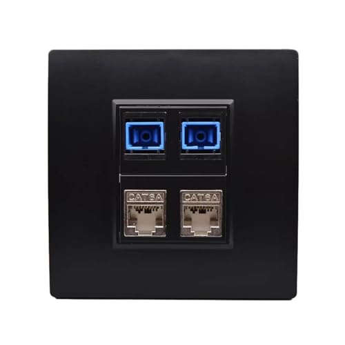 Panel de cableado SC-SC y CAT6A RJ45 miniatura 3