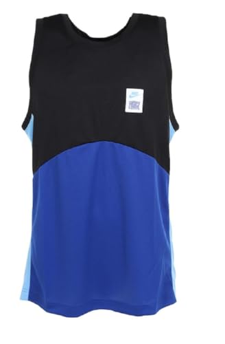 NIKE(ナイキ) Dri-FIT スターティング5 バスケットボール ジャージー タンクトップ XLサイズ(176-185) cm 国内正規品 DQ5829 ブラック/ユニバーシティブルー