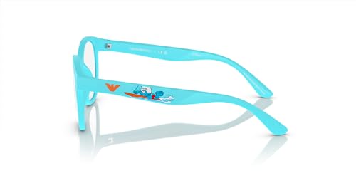 Emporio Armani Girls' Ek4001 Prescription Eyewear Frames with Interchangeable Sun Clip-ons Round3