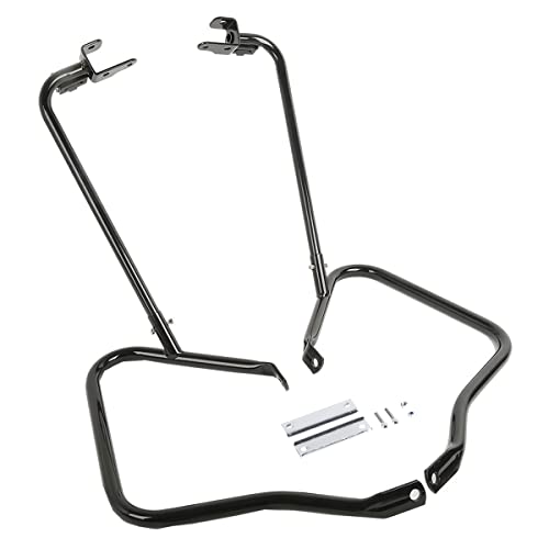 Alforja para motos SLMOTO Big Buffalo de acero negro miniatura 3