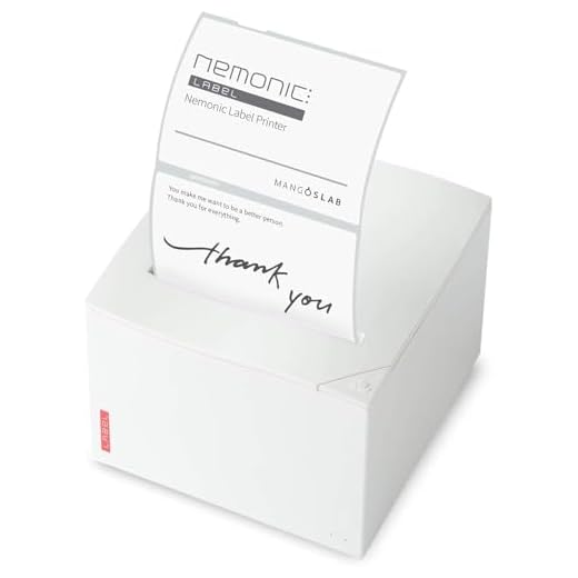 MANGOSLAB nemonic Label - Label Printer & Sticky Notes Printer | Thermal Label Printer | Label Maker | Sticker Printer | Bluetooth Label Printer | iOS & Android & MS Office