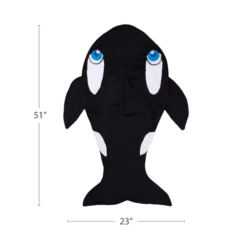 Fin Fun Wearable Hooded Blanket for Kids - Kids Wearable Blanket Hoodie - For Boys & Girls
