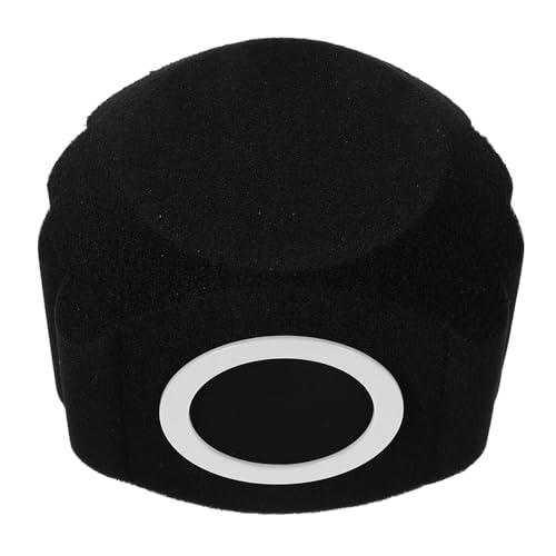 Filtre anti-pop microphone mousse d'insonorisation noir écran isolation phonique studio podcast