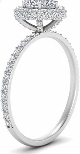 Image of Choose Your Gemstone Rollover Heart Diamond CZ Engagement Ring 925 Sterling Silver Heart Shape Petite Engagement Rings Lightweight Office Wear Everyday Gift Jewelry US Size 4 to 12
