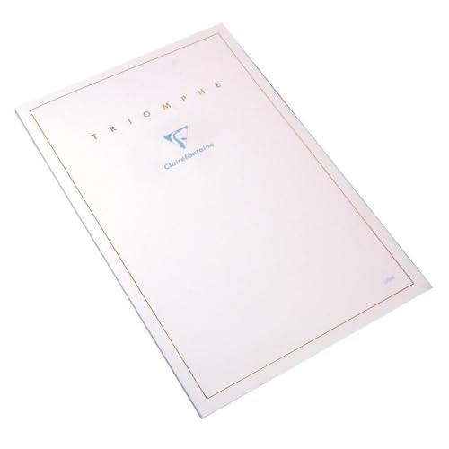 Clairefontaine - Triomphe bloc A5, blanc, 90 GSM, 50 feuilles