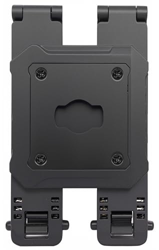 Double Molle Mount Clip for Axon Taser Body 4 3 2 Camera - Matte Black
