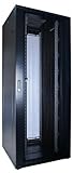 Bon Service DSIT Baie de Serveur 42U avec Porte perforée 800x800x2000mm (LXPXH) - Noir
