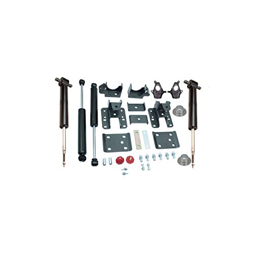 MaxTrac K331336S Lowering Kit 3/5 in. Front Drop 4/6 in. Rear Drop Incl. Lowering Spindles Front Adjustable Lowering Struts Rear Adjustable Flip Kit MaxTrac Shocks Lowering Kit