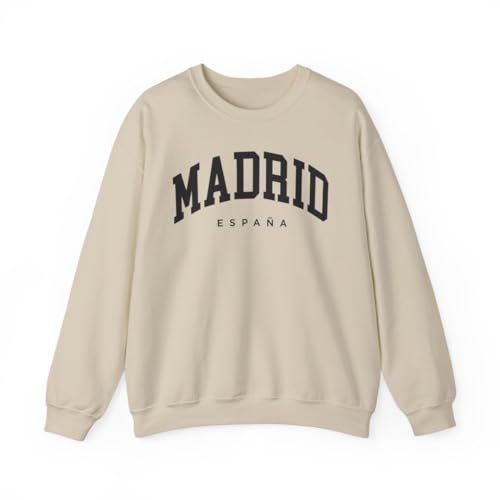Madrid Spain Adult Unisex Crewneck Sweatshirt