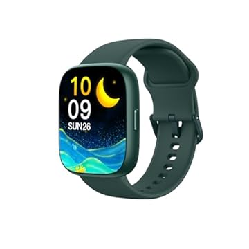 SmartWatch, relogio smartwatch com Ecrã tátil e Alexa, à prova d'água IP68, relogio smartwatch feminino e masculino, com modo esportivo e recebimento de notificações (verde)