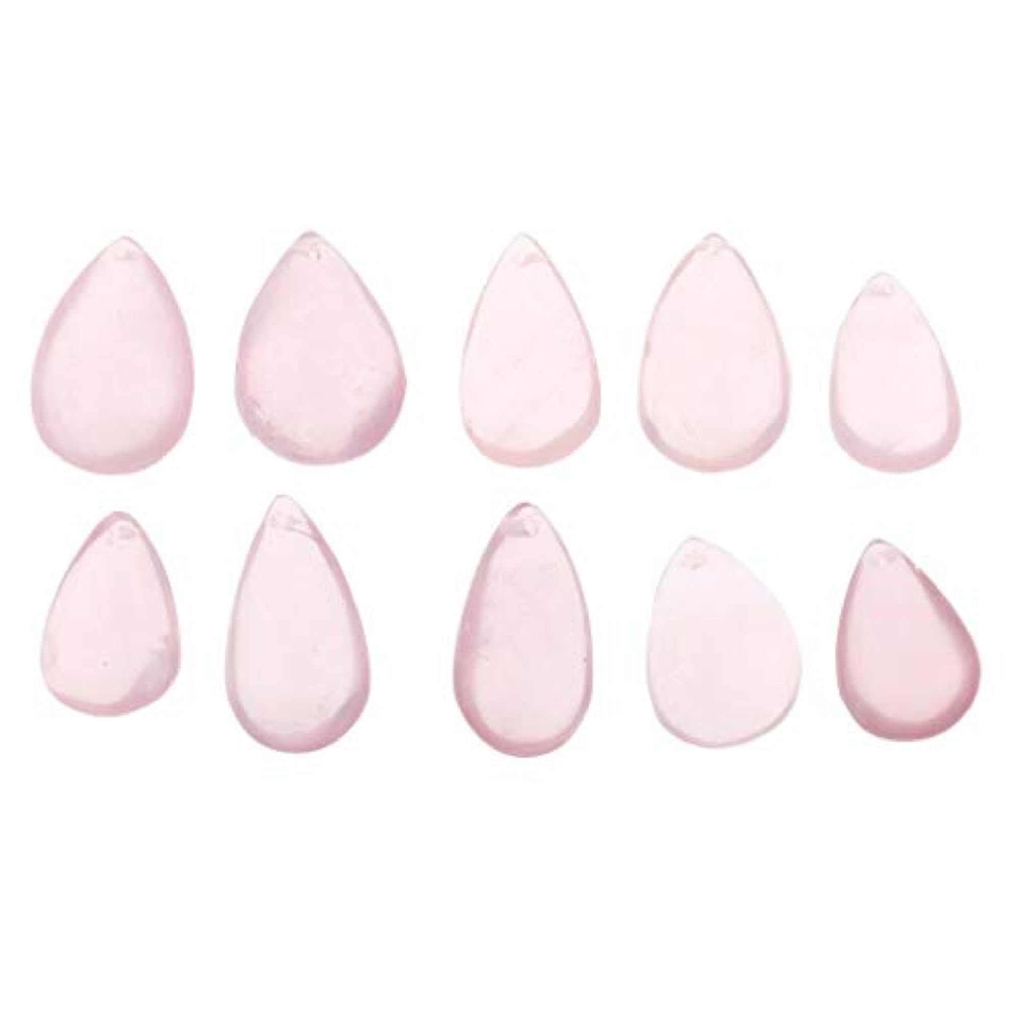 Natural Quartz Crystal Mineral Drop Shape Stone