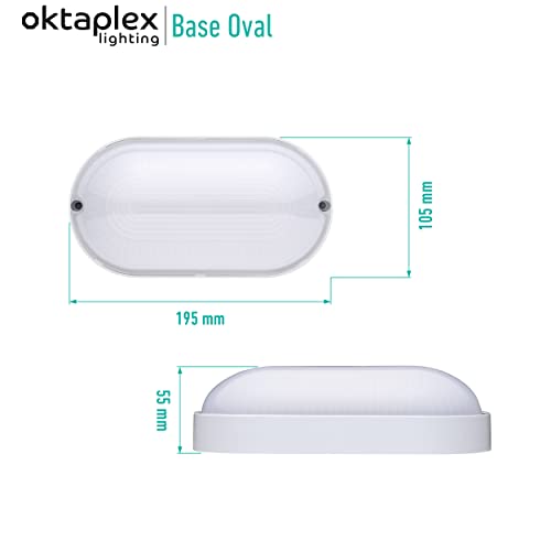 Oktaplex lighting, Base Oval, Lampada da Parete