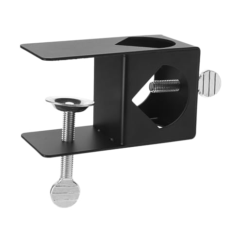 Abaodam Soporte Ajustable para Antorcha de Jardín y Barandilla Exterior Abrazadera Metálica para Cubierta Base de Montaje para Antorcha de Terraza Accesorio Decorativo para Exteriores