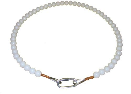 Eder Flag Beaded Retainer Ring for 12 Inch Diameter Flagpole White