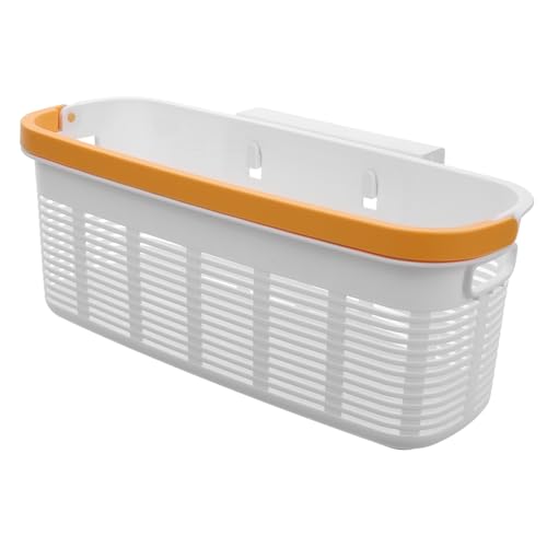 Ciieeo Bedside Storage Hanging Organizer Basket Household Hanging Storage Basket for Dormitory Office Home Easily Holds Phone Books Snacks More Space-saving Design Hooks