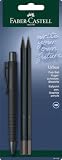 FABER-CASTELL - Schreibset Poly Ball Urban All Black, 3-teilig