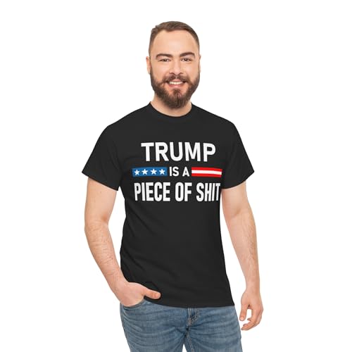 Donald Trump is a Piece of Shirt POS Funny Anti F.uck Trump Sucks Tee Tshirt3