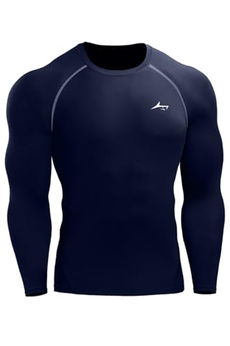 Image of PROSHARX Men's Premium Full Sleeve Compression T-Shirt - Athletic Base Layer Tights for Fitness & Sports