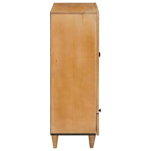 Mesa alta de madera de mango maciza y armario alto moderno de alta estabilidad y durabilidad 6